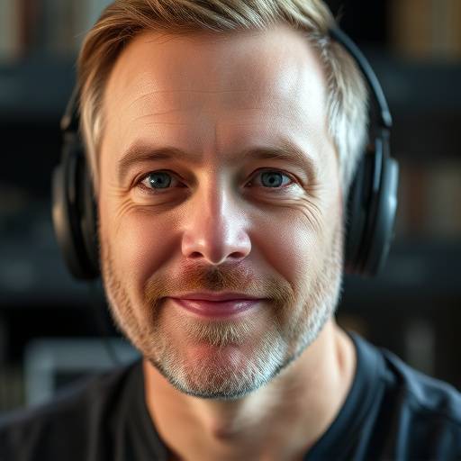 Bilde av Anders Olsen, grunnlegger og lydtekniker.